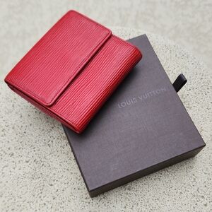 Louis Vuitton Scarlet Epi Leather Wallet
